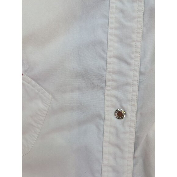 Vintage 90s Women's Jacket Impressions By Izzi Size XL White Blue Red - Picture 7 of 16